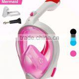 Full Face Snorkel Mask 2.0,2017 New Foldable Full Face Snorkeling Diving Scuba Mask With Detachable GoPro Mount thumbnail-5