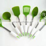 7pcs Nylon Kitchen Toolings With Stainless Steel Handle thumbnail-1