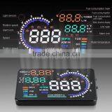 A8 Hud Head Up Display With OBD2 Interface Plug Play KM/h MPH Speeding Warning thumbnail-4