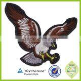 Custom Stick-on Embroidered Animal Shape Wolf Patch for Clothing thumbnail-3