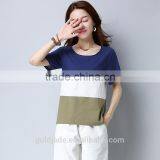 Oversized Casual T Shirt With Front Printed Logo Short Sleeves Womens T Shirt thumbnail-2