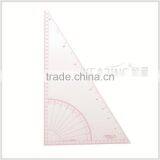 Kearing Transparent Acrylic Triangle Ruler for Sewing Multi Use Plastic Rulers#T036 thumbnail-1