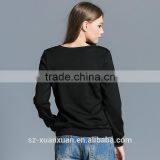 Black Short Women Hoody With Animal Embroideried Turtleneck Hoody thumbnail-3