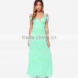 GZY 2015 Off-shoulder Comfortable Fabric Long Dress Red thumbnail-3