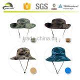 Customize Wide Brim Camo Fishing Bucket Hat With String thumbnail-3