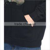 Custom Your Print Design Black Pull Over Mens Hoodie With Hoods thumbnail-4