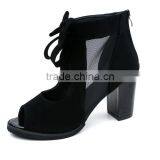 Zm50269b 2017 Spring and Summer New Style Lady Chunky Heels Sandal Bowknot Sandals Shoes Women thumbnail-5