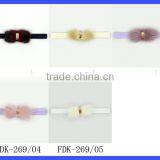 Fashion Plain Color Golden Ring Top Gift Hairy Thin Elastic Festival Baby Girl Headband Accessories thumbnail-5