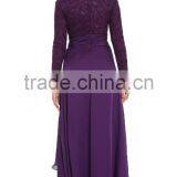 OEM China Supplier Abaya Latest Design Long Sleeve Islamic Muslim Dress Womens Abaya Dress Fashion Design 2016 Design thumbnail-2