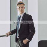 China Factory New Design Wholesale Standing Collar Design Fashion Coat Suit Men Suit thumbnail-6