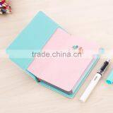 Faux Leather Cover Traveling Planner With Elastic Customizable Logo Person Diary Planner/organzier thumbnail-2