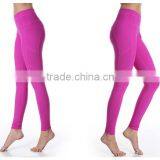 Toning Belly in Tall Waist Tight Yoga Ninth Pants 85% Polyester + 15% Spandex Women Wholesale Yoga Pants thumbnail-6