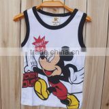 2-10 years top/high quality tank top for kids boy