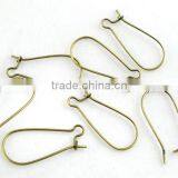 250PCs Antique Bronze Kidney Ear Wires 24x11mm thumbnail-3