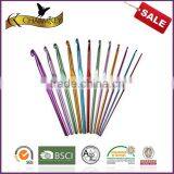 Charmkey Metal Knitting Tools 12pcs Colorful Aluminum Crochet Hook Set Crochet Patterns thumbnail-2