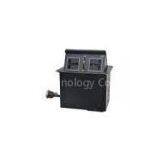 Retractable Desk Pop Up Outlet , 240 V Conference Table Connection Box JS-225