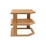 Custom 3 Tier Double Back Plate Plastic Supermarket Shelf