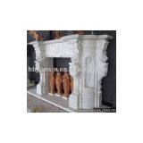 Marble Fireplace Mantel, Marble Fireplace thumbnail-1