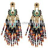 XP-TE-2131 Woman Design Earing 2017 Seed Bead Tassel Earring thumbnail-3