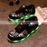 Wholesale Hot New Fashion Rechargeable OEM PU Leather Light Shoes Sneakers LED Shoes Men Women Footwear thumbnail-5