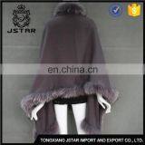 Xcellent Quality Rabbit Raccoon Poncho Pushmina Like Shawl Real Fur Stole thumbnail-2