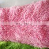 Factory Wholesale Long Hair Tanned Real Mongolian Tibetan Lamb Fur Plate thumbnail-3