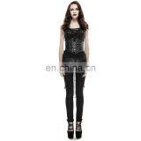 Gothic Style Underbust Black Softbone Synthetic Leather Corsage Punk Rave Y-659 thumbnail-5