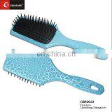 Blue Color Paddle Brush, Plastic Round Cushion Hair Brush thumbnail-1