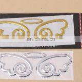 Promotional DIY Custom Die Cut Self-adhesive PVC 3D Chrome Car Sticker for Car Decoration