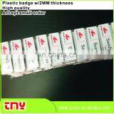 Custom Hot Sale Hard Plastic Name Badge With Lapel Pin thumbnail-5