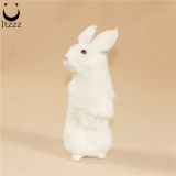 2019 high quality simulation animals lifelike rabbit for home decoration