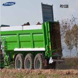 Tractor towing livestock animal organic manure fertilizer spreader truck made in China