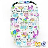 Multi-Use Stretchy Nursing Cover Baby Car Seat Cover Canopy Shopping Cart or Breastfeeding Cover thumbnail-1