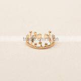 New Fashion Polishing Crown Shape Alloy Finger Ring thumbnail-6