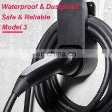 US/EU Standard Charging Cable Organizer For Tesla Model 3/S/X Wall Charger Stents Cable Bracket Car Accessories thumbnail-5