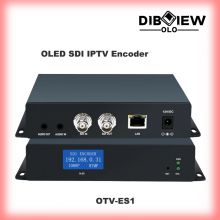 HD SDI IPTV Encoder H265 H264 OLED Facebook Codec Streaming With IP HTTP, RTSP, UDP /RTP, RTMP, RTMPS, SRT, ONVIF, HLS, FLV