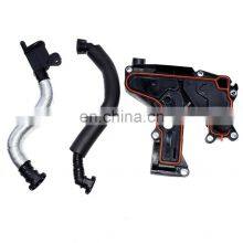 Бесплатная доставка! Комплект трубки PCV - вентилятора картера двигателя с масляным сепаратором для Audi A3, A4, VW CC, Eos thumbnail-5