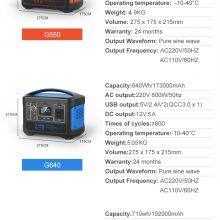600w Outdoor Camping Portable Solar Power Station,600w Portable Power Station,portable Power Station With Solar Panel thumbnail-3