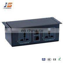 RJ45 Under Table Multimedia Interconnect Connection Box thumbnail-3