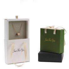 Portable Jewelry Ring Box Pull Gift Box Necklace Earring Ring Bracelet Jewelry Box thumbnail-2