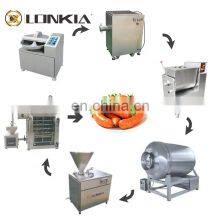 Commercial Large Capacity Sausage Production Line Stainless Steel Popular Sausage Filling Machine thumbnail-1