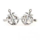 Wholesale Anchor Shaped Metal Cufflinks for Men thumbnail-1