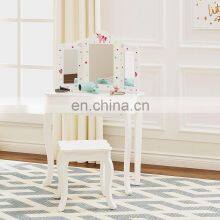 Kids Vanity Table With Chair And Mirror thumbnail-2