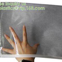 Compostable Metallic Glossy Holographic Private Label Bubble Mailing Bag, Zip Slider Clear Glitter Bubble Pouch Bag thumbnail-1