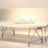 2 Seater 4 Seater Aluminium Alloy Leg Airport Chair Lounge Chair Waiting Chair H60C-2-V With Cow Leather Covered thumbnail-4