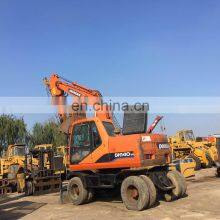 High Quality Doosan Digging Machine Dh140w-7 , Used Doosan Wheel Excavator , Doosan Dh140 Dh160 Dh210 thumbnail-3