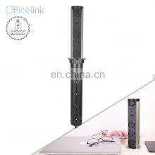 Motorized Desk Power With Israel Sockets and USB C Charger USB A Charger