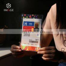 Custom Transparent Hologram Laminate Pouch for Sports Events/Concert Tickets thumbnail-3