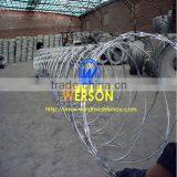 Werson Hot Dipped Galvanized Spiral Cross Concertina Wire-BTO-22,CBT-65