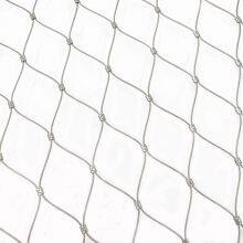 316L Stainless Steel Rope Mesh Plain Weave Woven Corrosion-Resistant Aviary Mesh Cutting Service for Zoo